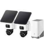 eufyCam S4 Starter-Set 2+1 - 2er-Kameraset mit HomeBase 3 - Wei&szlig;