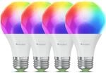 Nanoleaf Essentials Matter WLAN Smart Bulb E27 - 4er-Set - Wei&szlig;