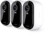 Arlo Essential 3 2K-Sicherheitskamera - 3er-Set - Wei&szlig;