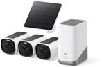 eufyCam E40 Starter-Set 3+1 - Kamera mit HomeBase 3 und Solarpanel - Wei&szlig;