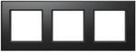 Homematic IP Glasrahmen &ndash; 3-fach - Schwarz