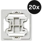 Homematic Adapter 20er Set Jung J2 - Wei&szlig;