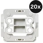 Homematic Adapter-Set Berker B1, 20er Set - Wei&szlig;
