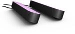 Philips Hue White & Col. Amb. Play Lightbar 500lm - 2er-Set - Schwarz