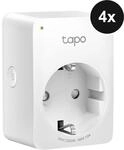 TP-Link Tapo P100 Mini Smart WLAN-Steckdose - 4er-Set - Wei&szlig;