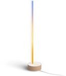 Philips Hue Gradient Signe Oak Tischleuchte 730lm - Wei&szlig;