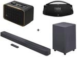 JBL Mulitroom-Set - Bar 500 + Boombox 3 + Authentics 200
