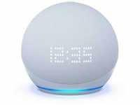 Amazon Echo Dot - (5th Gen) Smart Lautsprecher mit Uhr und Alexa - Cloud Blue