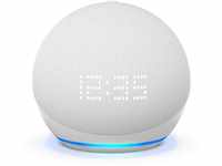Amazon Echo Dot - (5th Gen) Smart Lautsprecher mit Uhr und Alexa - Weiß
