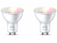 WiZ 50W GU10 Spot Tunable Farbig 2er-Pack - weiß