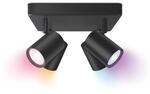 WiZ IMAGEO 4er Spots Deckenleuchte quadratisch Tunable Farbig - Schwarz