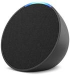 Amazon Echo Pop - Kompakter WLAN & Bluetooth Lautsprecher mit Alexa - Schwarz