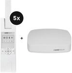 HOMEPILOT Starter Set - mit Gateway premium + Heizk&ouml;rper-Thermostat smart - 3er-Set