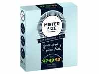 MISTER Size Probierpackung 47-49-53 Kondome 3 St