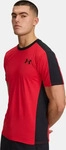 Under Armour Heatgear Wordmark Short Sleeve Tee Herren T-Shirts & Polos Rot Gr&ouml;&szlig;e M