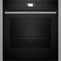 B64CS31N0 Einbaubackofen edelstahl, 71 l, Pizza-Stufe, schnelles Vorheizen,