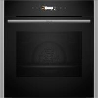 B24CR31N0 Einbaubackofen edelstahl, 71 l, Pizza-Stufe, schnelles Vorheizen,