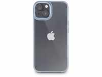 Handyhülle Cam Protect für iPhone 15 blau/transparent