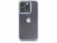 Handyhülle Cam Protect für iPhone 15 Pro Max blau/transparent
