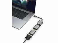 6in1 Video-Adapter-Set USB-C, Mini-DisplayPort, HDMI, VGA grau