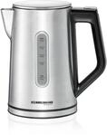 WK 3000 Wasserkocher edelstahl/schwarz