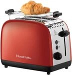 Colours Plus+ 2S 26554-56 Doppelschlitz-Toaster flame red