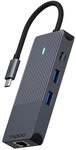 USB-C 8-in-1 Multiport Adapter grau