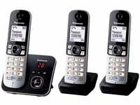 KX-TG6823GB Schnurlostelefon mit Anrufbeantworter schwarz