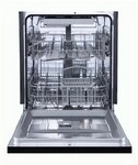 WGSP14-6DTI Teilintegrierter Einbau-Geschirrsp&uuml;ler 60 cm schwarz