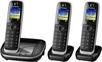 KX-TGJ323GB Schnurlostelefon mit Anrufbeantworter schwarz
