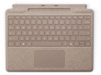 Surface Pro Keyboard mit Stiftaufbewahrung graubeige