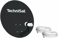 TechniTenne 60 Bundle inkl. Universal-Twin-LNB & 2x 10m COAXSAT-Kabel anthrazit