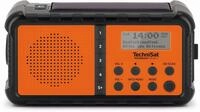 TechniRadio Solar 2 Portables Radio schwarz/orange