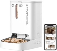 YUMSHARE Dual-Hopper Automatischer Futterspender wei&szlig;
