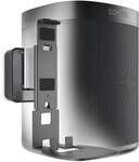Sound 4201 Lautsprecher-Wandhalterung f&uuml;r Sonos Play:1/One schwarz/aluminium