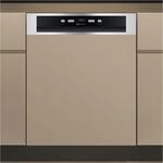 B0B D651A X Teilintegrierter Einbau-Geschirrsp&uuml;ler 60 cm edelstahl-Look