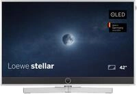 stellar 42 dr+ (Tizen OS) 106 cm (42") OLED-TV alu brushed/concrete, 4K Ultra HD,