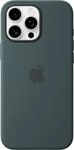 Silikon Case mit MagSafe f&uuml;r iPhone 16 Pro Max seegr&uuml;n
