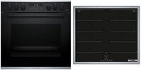 MKH65FP3 Herdset mit Induktionskochfeld HEH278BB4 + NXX645CB5M schwarz/edelstahl