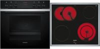 EQ211KA11 Herdset bestehend aus HE213ABS3 + EA64RGNA1E edelstahl + edelstahl