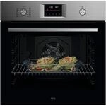 OU5PB41FSM Einbaubackofen edelstahl, 72 l, Pizza-Stufe, schnelles Vorheizen,
