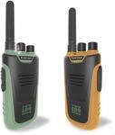 Walkie-Talkie mit Taschenlampe gr&uuml;n/orange