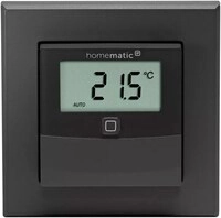 Temperatur-/Luftfeuchtigkeitssensor mit Display (innen) anthrazit