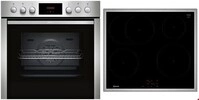 EDX4I0 Herdset mit Induktionskochfeld bestehend aus E1CCD2AN4 + M56SBF1L0 edelstahl