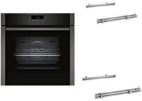 BMK320EAP Einbaubackofen bestehend aus B6ACJ7AG3+Z1608BX0+Z1608BX0 graphit, 71 l,