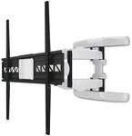 TV-Wandhalterung 229cm (90") schwarz/weiss