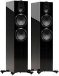Gold 500 6G /Paar Stand-Lautsprecher Schwarz Hochglanz