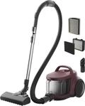 AL51C1DRF Beutelloser Bodenstaubsauger dark red, HEPA-Filter, 9 m Reichweite