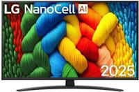 43NANO81A6A 106 cm (43") NanoCell TV, 4K Ultra HD, LCD, Smart-TV,