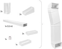 M2CKCF01C Umluft-Installations-Kit Dunstabzugshauben-Zubeh&ouml;r